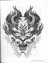 Demon Bing sketch template
