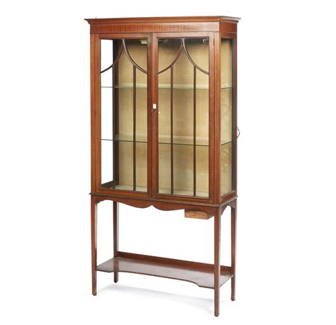glass front display cabinet witherells auction house