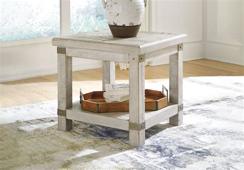 carynhurst white wash gray rectangular  table louisville overstock