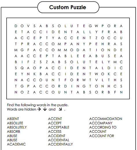 create  word find puzzle  printable printable templates