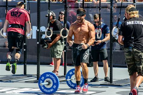 Rich Froning Showing Some Emotion During The Mens Final Of