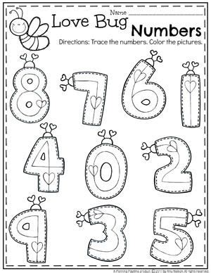 valentines worksheets planning playtime preschool valentines