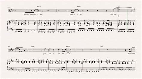 viola sex on fire kings of leon sheet music chords