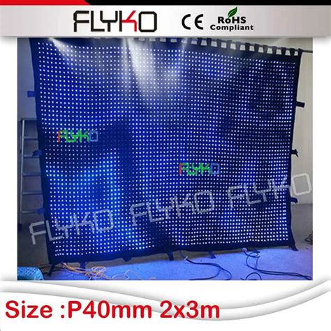 new products innovation flexible soft full xxx led video curtain screen