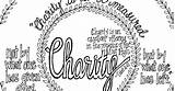 Charity Coloring Sheen sketch template