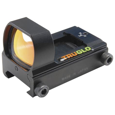 truglo tru point open red dot sight  sights  sportsmans guide