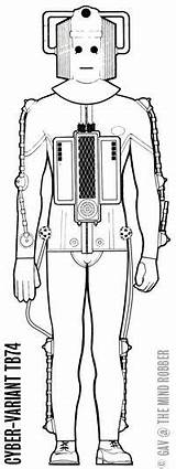 Cyberman Cybermen Tardis Sightings sketch template