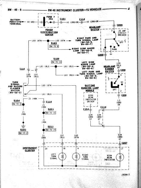 jeep wrangler alternator wiring diagram wiring draw  schematic