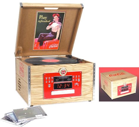 shop coca cola crate turntablecd player  shipping today