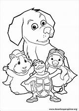 Mascotas Fofos Pintar Maravilla Pets Choux Encore Satisfait Facili Coloriez Wonderpets L1 Coloriages Pagine sketch template