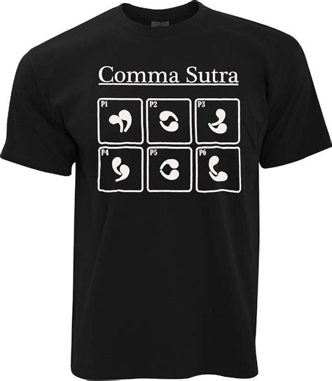 Comma Sutra Sex Positions Mens Mens T Shirt Cool Funny T Present