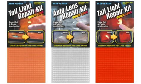auto lens repair quick fix  plastic headlight tail light turn signal