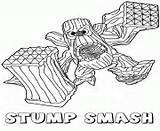 Coloring Pages Skylanders Series2 Smash Giants Stump Life Printable sketch template