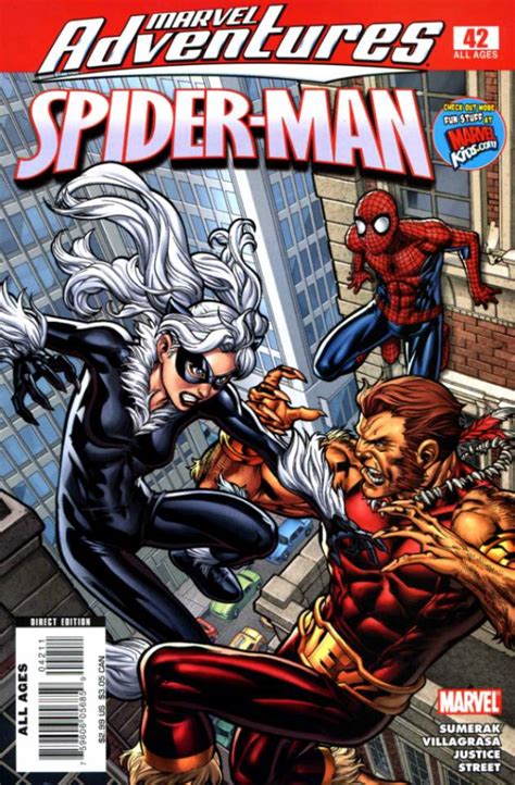 marvel adventures spider man 42 catfight issue