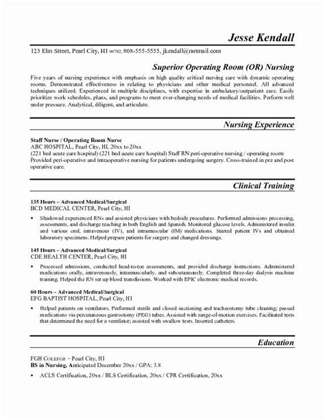 pre nursing student resume examples  nurse resume