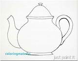 Teapot Coloring Hatter Mad Alice Drawing Pages Wonderland Vintage Tea Getdrawings Printable Getcolorings Serving Paintingvalley sketch template