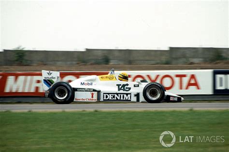 Ayrton Senna Im Williams Fw08c Bei Ayrton Senna Testet Formel 1