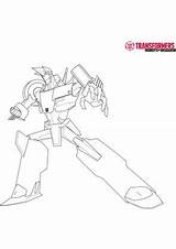 Sideswipe Transformers Disguise Robots Coloriage Coloriages Animes Dessins Arm sketch template