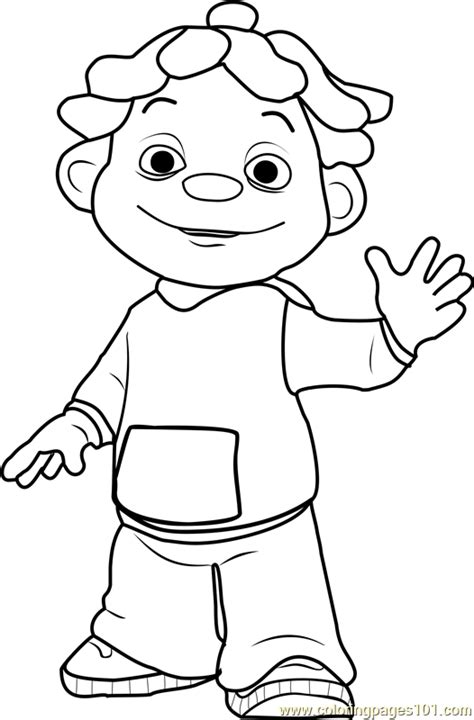 sid  science kid coloring pages