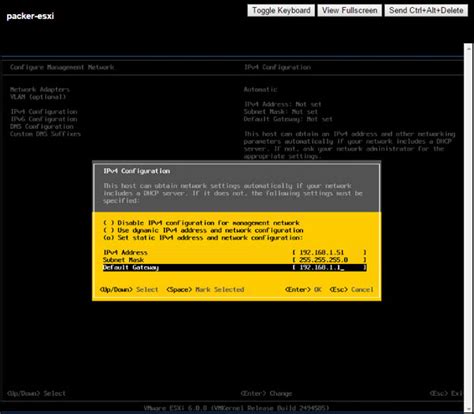 Installing A Esxi Virtual Machine For Use With Packer Things I 83824