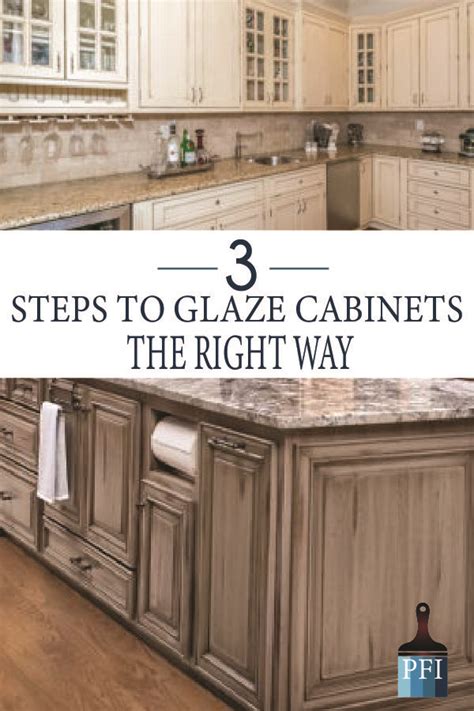 steps  glaze cabinets correctly painted furniture ideas diy
