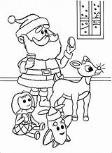 Coloring Rudolph Pages Reindeer Nosed Red Christmas Misfit Printable Toys Sheet Getcolorings Color Getdrawings Template sketch template