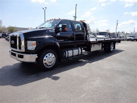 ford tow truck flatbed pilot truck stop