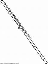 Flute Coloring Drawing Draw Pages Music Instruments Clip Musical Tattoo Rachel Instrument sketch template