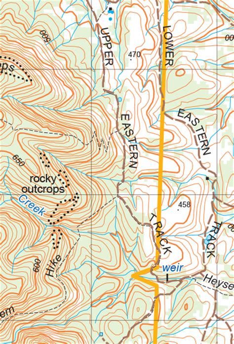 features  topographic maps bushwalking leadership sa