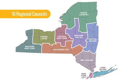 regions  ny state map world map