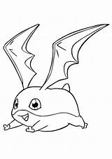 Digimon Patamon Coloring Pages A4 Categories sketch template