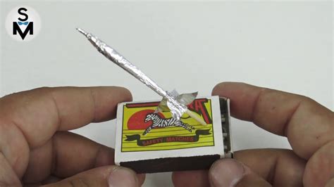 mini rockets  matches  aluminum foil youtube