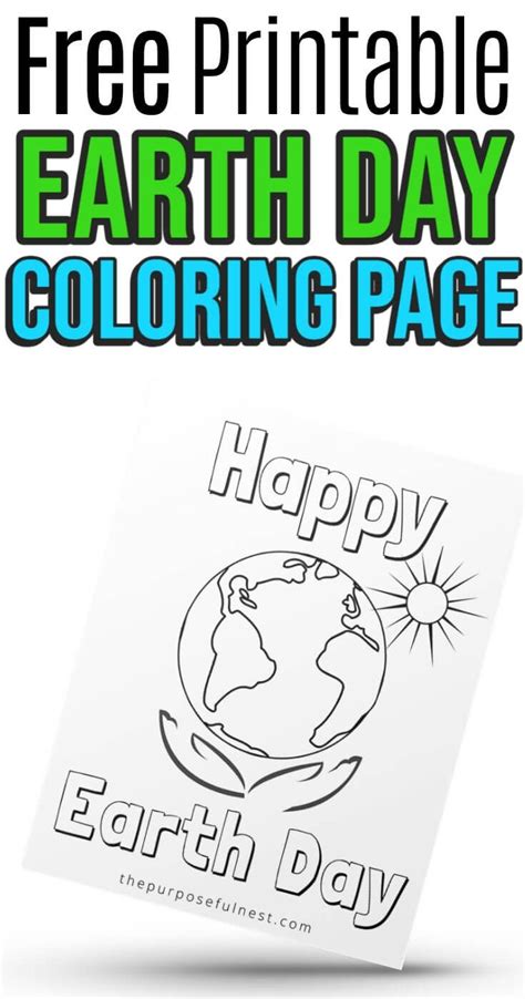 earth day coloring page  kids