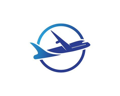 plane logo vector art icons  graphics