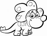 Dinosaur Coloring Pages Baby Cartoon Totem Pole Easy Dinosaurs Clipart Cliparts Sheet Printable Kids Via Clipartmag Gif Comments sketch template
