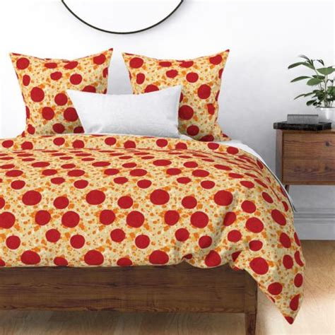 pepperoni pizza spoonflower