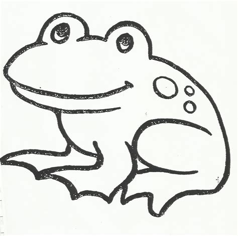 simple drawing frog  getdrawings