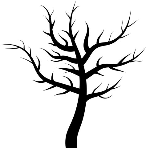 scary tree silhouette  getdrawings