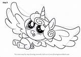 Pony Drawing Little Flurry Heart Draw Step Friendship Magic Drawings Drawingtutorials101 Tutorials Paintingvalley sketch template