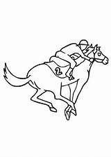 Rennpferd Ausmalen Ausmalbild Pferde Pferd sketch template