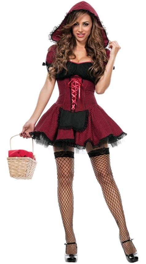 red hot riding hood costume womens red riding hood costume