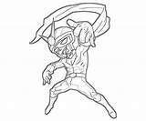 Capcom Marvel Vs Viewtiful Joe Abilities Coloring Pages Characters Fujiwara Yumiko sketch template