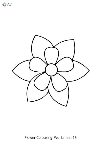 printable flower coloring page printable flower coloring pages