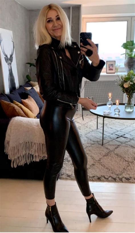 The Danish Woman In Full Leather Biker Queen In 2021 Leather Pants