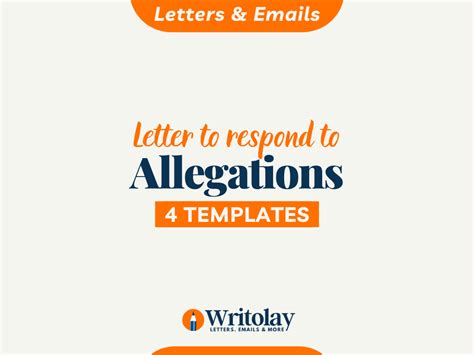 respond  false allegations letter templates   writolay