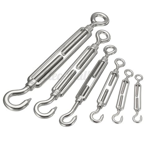 hardware stainless steel eyejaw turnbuckle hook eye wire rope cable ebay