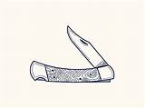Pocket Knife Drawing Illustration Sketch Topography Brent Gilbert Paintingvalley Dribbble Buck Drawings sketch template