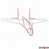 Sukhoi Jet Su Draw Step Sketchok sketch template