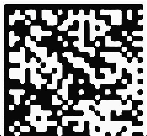 keywords bar code barcoded grid matrix black  white  quick code