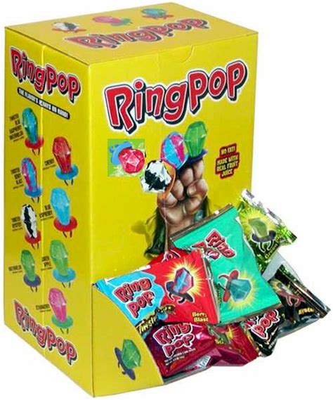 ring pops assorted ct tub